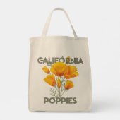 California Poppies Tote Bag (Achterkant)