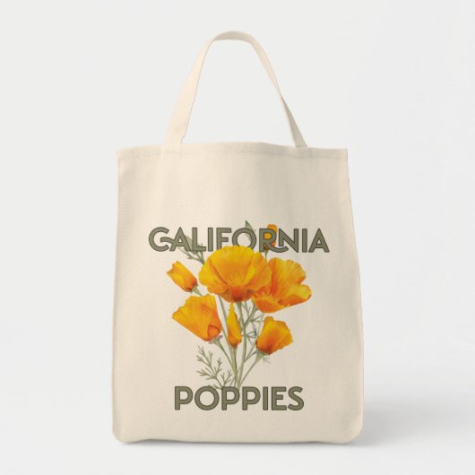 California Poppies Tote Bag (Voorkant)