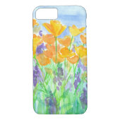 California Poppies Waterverf Case-Mate iPhone Case (Achterkant)