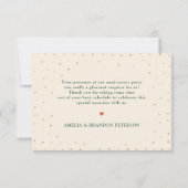 California Poppies Wedding Jubileum Bedankkaart (Achterkant)