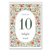 California Poppies Wedding Kaart (Achterkant)