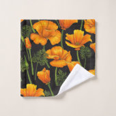 California poppy bad handdoek (Wasdoekje)