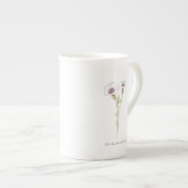 California Poppy Bone China Mok (Voorkant rechts)