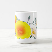 California Poppy Bouquet (geen tekst) Mok (Center)