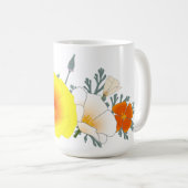 California Poppy Bouquet (geen tekst) Mok (Voorkant rechts)