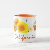 California Poppy Bouquet met California Text Mok (Midden)