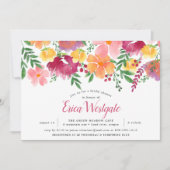 California Poppy | Bridal Shower-uitnodiging Kaart (Voorkant)