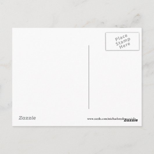 California Poppy, Briefkaart (Achterkant)