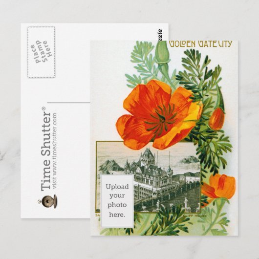 California Poppy Briefkaart (Voorkant / Achterkant)
