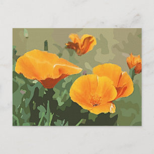 California Poppy Briefkaart