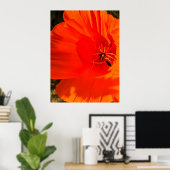 California Poppy - California Poppy 3 Poster (Thuiskantoor)