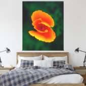 California Poppy Canvas Afdruk (Insitu (Slaapkamer))