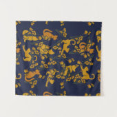 California Poppy Cats Wandkleed (Voorkant (horizontaal))