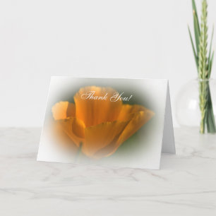 California Poppy-creditcard Bedankkaart