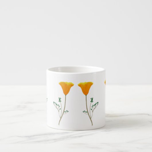 California Poppy Espresso Mok (Voorkant)