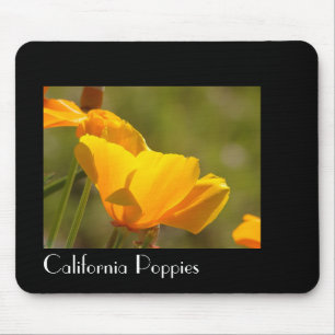 California Poppy Flowers Mousepad Muismat