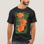 California Poppy Flowers T-Shirt (Voorkant)