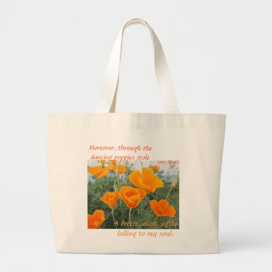 California Poppy Grote Tote Bag (Voorkant)