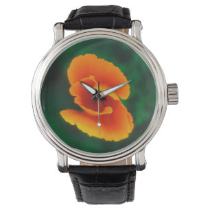 California Poppy Horloge