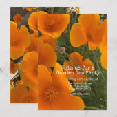 California Poppy Kaart (Voorkant / Achterkant)