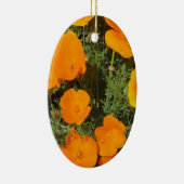 California Poppy Keramisch Ornament (Rechts)