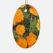 California Poppy Keramisch Ornament (Links)