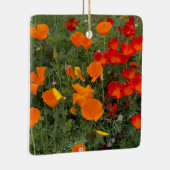 California Poppy Keramisch Ornament (Rechts)