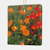 California Poppy Keramisch Ornament (Links)