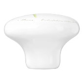 California Poppy Keramische Knop (Zijkant)