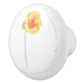 California Poppy Keramische Knop (Rechts)