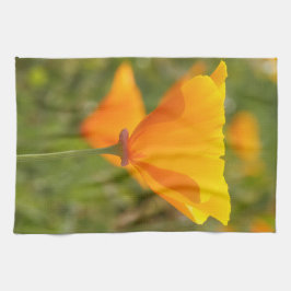 California Poppy Kitchen Towels Theedoek