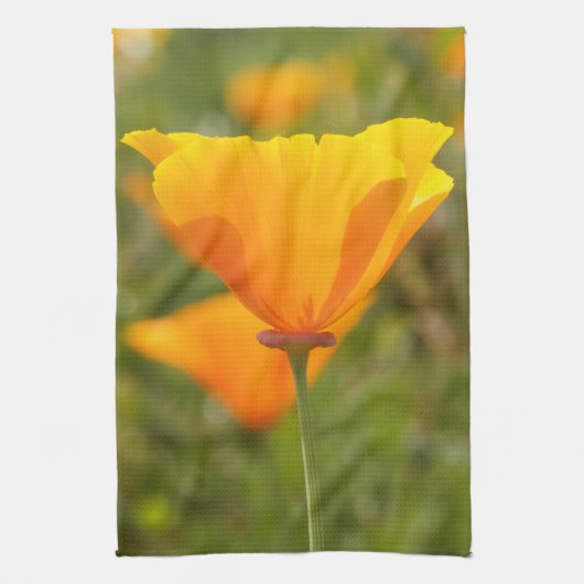 California Poppy Kitchen Towels Theedoek (Verticaal)