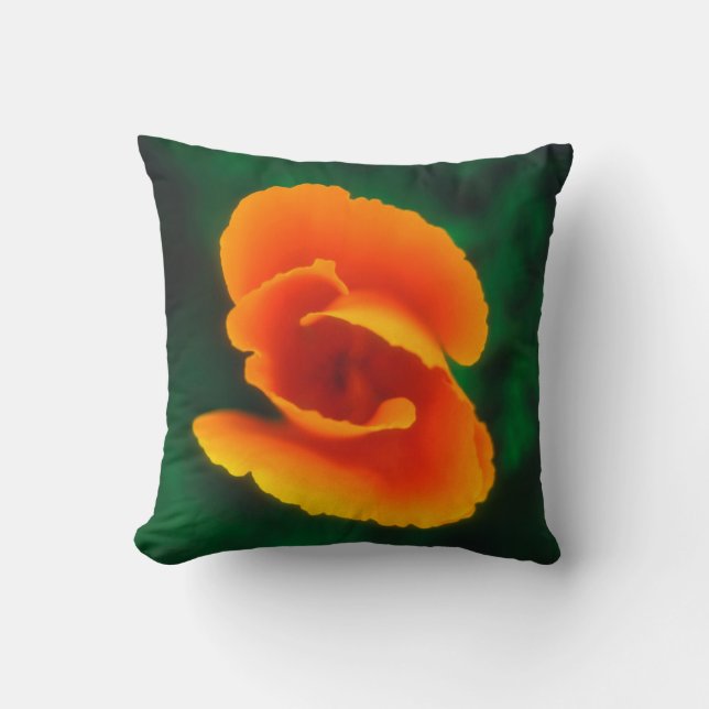 California Poppy Kussen (Voorkant)