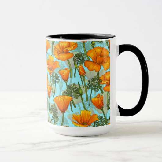 California poppy mok (Rechts)