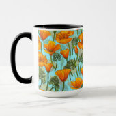 California poppy mok (Links)