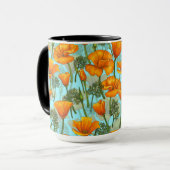 California poppy mok (Voorkant links)