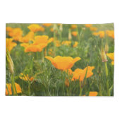 California Poppy Patch Foto Kussensloop (Achterkant)