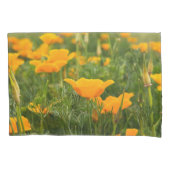 California Poppy Patch Foto Kussensloop (Voorkant)