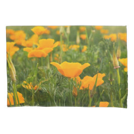 California Poppy Patch Foto Kussensloop