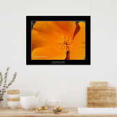 "California Poppy" Poster (Keuken)