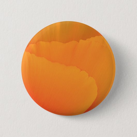 California Poppy Ronde Button 5,7 Cm (Voorkant)
