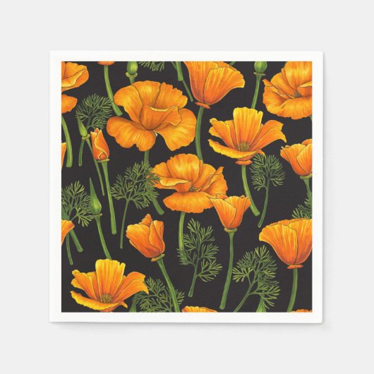 California poppy servet (Voorkant)