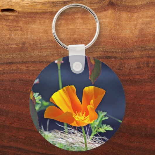 California Poppy Sleutelhanger (Voorkant)