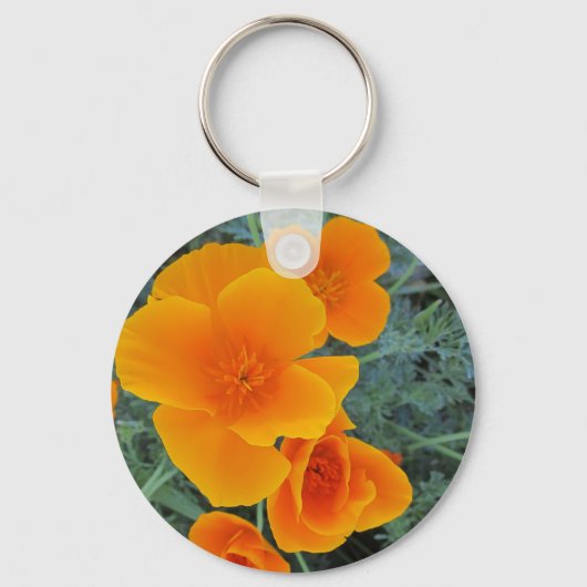 California Poppy Sleutelhanger (Voorkant)