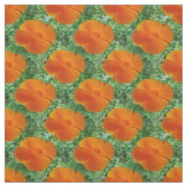 California Poppy Stof