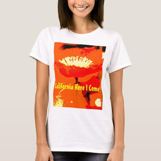 California Poppy T-shirt (Voorkant)