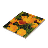 "California Poppy" Tegeltje (Zijkant)
