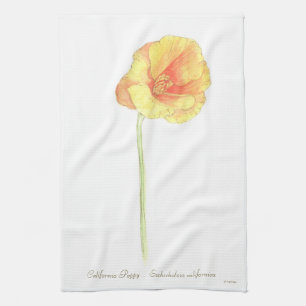 California Poppy Theedoek