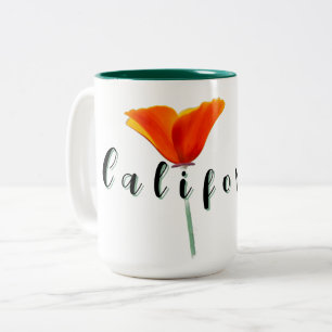 California Poppy Tweekleurige Koffiemok
