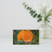 California Poppy Visitekaartje (Staand voorkant)